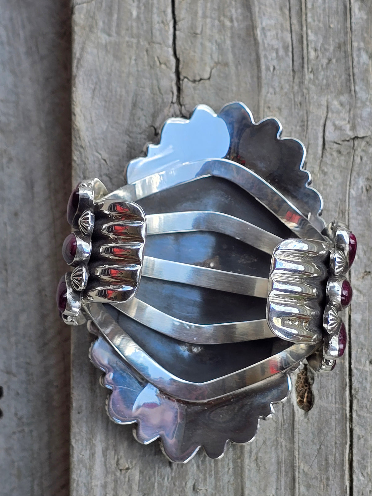 Tyler Brown Premium Natural Purple Spiny Oyster Shell Monster Cuff